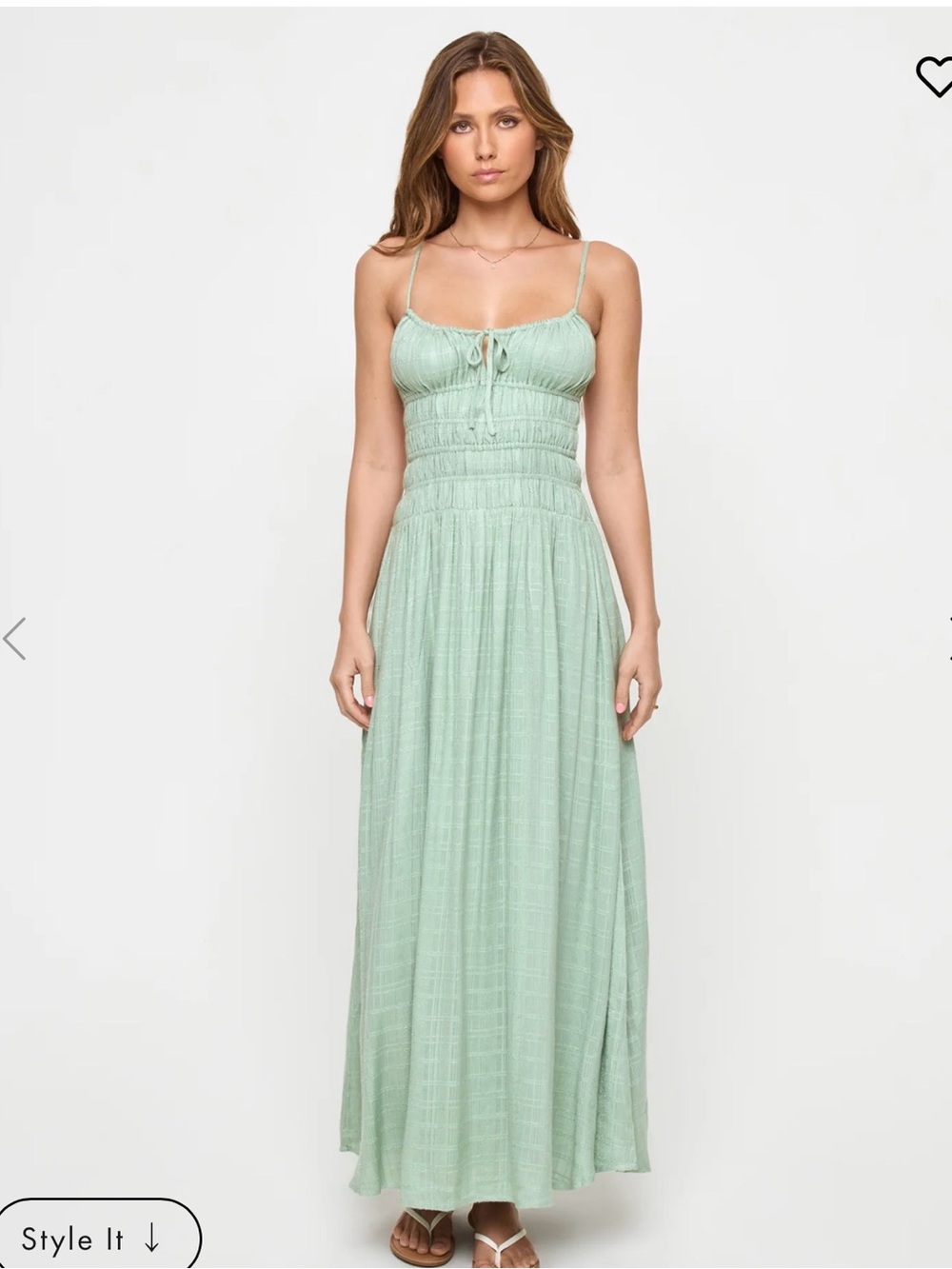 Tala Mint Green Maxi Dress